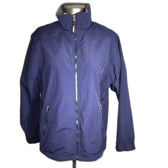 L.L. Bean Jackets & Blazers - L.L. Bean Women's Blue Fleece Lined Jacket Size L